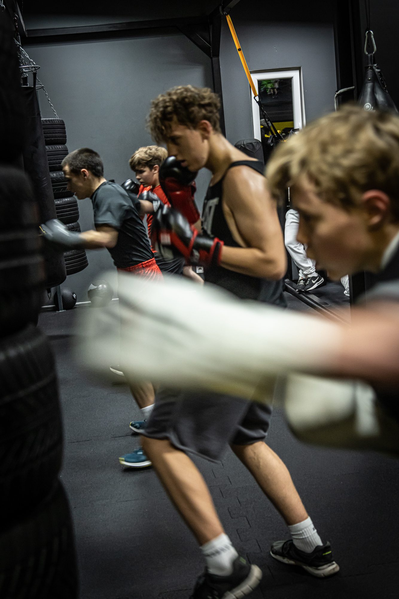 trening bokserski dla młodzieży Łomianki