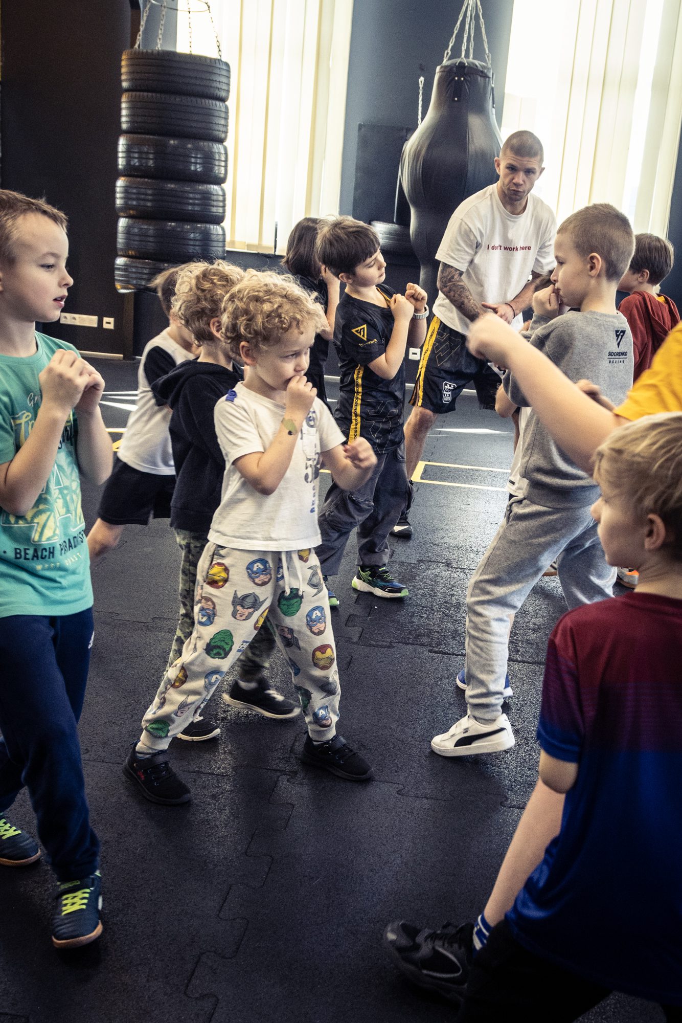 boks dla dzieci Łomianki Sidorenko Boxing